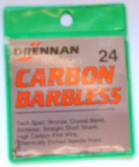 Drennan - Carbon Barbless Hooks