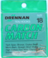Drennan - Carbon Match Hook - Packet