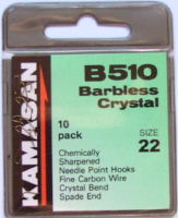 Kamasan B510 Barbless Crystal Hooks