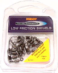 Middy Low Friction Swivels - Rotary Snap Swivels No. 8